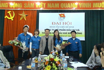 Đại hội đoàn TNCS Hồ Chí Minh công ty CP đầu tư và thương mại dầu khi sông Hồng lần thứ II nhiệm kỳ 2012-2014